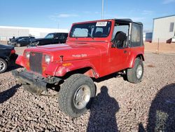 Salvage cars for sale from Copart Phoenix, AZ: 1995 Jeep Wrangler / YJ SE