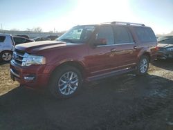 Ford Expedition el Limited salvage cars for sale: 2016 Ford Expedition EL Limited