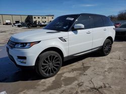 Salvage cars for sale at Wilmer, TX auction: 2017 Land Rover Range Rover Sport HSE