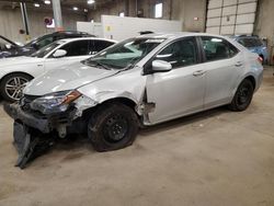 Salvage cars for sale at Ham Lake, MN auction: 2017 Toyota Corolla L