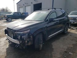 Salvage cars for sale at Rogersville, MO auction: 2022 Hyundai Santa FE Limited