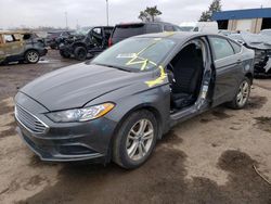 2018 Ford Fusion SE en venta en Woodhaven, MI