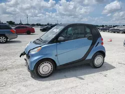 Salvage cars for sale at Arcadia, FL auction: 2013 Smart Fortwo Pure