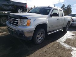 Salvage cars for sale from Copart Denver, CO: 2012 GMC Sierra K1500 SLE