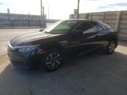 Salvage cars for sale at Anthony, TX auction: 2017 Honda Civic LX