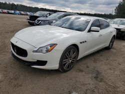 Maserati Quattropor salvage cars for sale: 2016 Maserati Quattroporte S