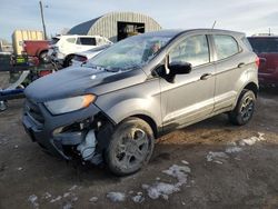 Salvage cars for sale from Copart Wichita, KS: 2018 Ford Ecosport S
