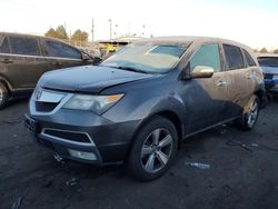 Salvage cars for sale from Copart Denver, CO: 2010 Acura MDX Technology