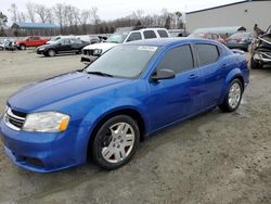 Vehiculos salvage en venta de Copart Spartanburg, SC: 2013 Dodge Avenger SE