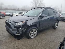 Salvage cars for sale at Bridgeton, MO auction: 2021 Toyota Rav4 XLE