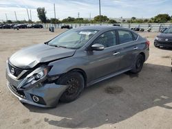 Salvage cars for sale from Copart Miami, FL: 2017 Nissan Sentra S