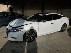 Salvage cars for sale from Copart Gaston, SC: 2017 Nissan Maxima 3.5S