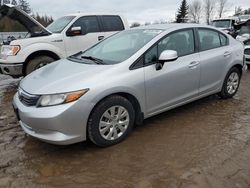 Salvage cars for sale from Copart Ontario Auction, ON: 2012 Honda Civic LX