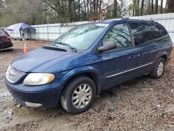 Salvage vehicles for parts for sale at auction: 2001 Chrysler Town & Country LXI