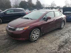 Honda Civic lx salvage cars for sale: 2012 Honda Civic LX