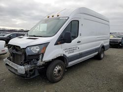 Salvage cars for sale from Copart Antelope, CA: 2017 Ford Transit T-350 HD