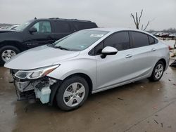 Chevrolet Cruze LS salvage cars for sale: 2017 Chevrolet Cruze LS