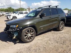 Salvage cars for sale at Kapolei, HI auction: 2016 Jeep Grand Cherokee Limited