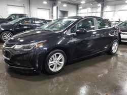 Salvage cars for sale at Ham Lake, MN auction: 2017 Chevrolet Cruze LT