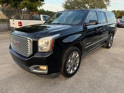Buy Salvage Cars For Sale now at auction: 2015 GMC Yukon XL Denali