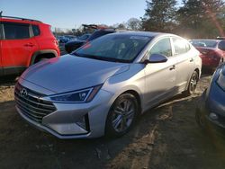 Flood-damaged cars for sale at auction: 2020 Hyundai Elantra SEL