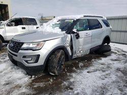 Ford Explorer salvage cars for sale: 2017 Ford Explorer XLT