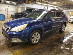 Salvage cars for sale at Wheeling, IL auction: 2010 Subaru Outback 2.5I Premium