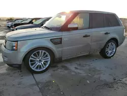 Salvage cars for sale at Grand Prairie, TX auction: 2012 Land Rover Range Rover Sport HSE Luxury