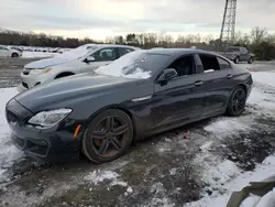 Salvage cars for sale at Windsor, NJ auction: 2016 BMW 640 XI Gran Coupe