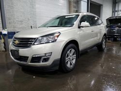 Salvage cars for sale at Ham Lake, MN auction: 2016 Chevrolet Traverse LT