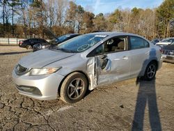 Salvage cars for sale at Austell, GA auction: 2015 Honda Civic SE