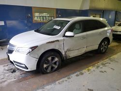 Salvage cars for sale at Indianapolis, IN auction: 2016 Acura MDX