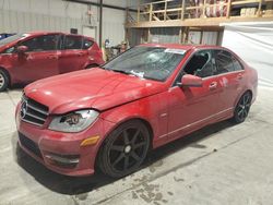 Mercedes-Benz salvage cars for sale: 2012 Mercedes-Benz C 250