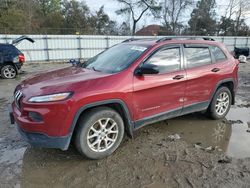 Jeep Cherokee Sport salvage cars for sale: 2015 Jeep Cherokee Sport