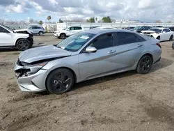 Salvage cars for sale at Bakersfield, CA auction: 2021 Hyundai Elantra SEL