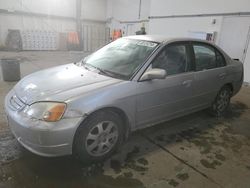 Salvage cars for sale at Nisku, AB auction: 2001 Honda Civic LX