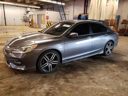Honda Accord salvage cars for sale: 2017 Honda Accord Sport