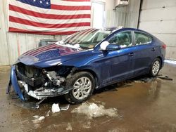 Salvage cars for sale from Copart Lyman, ME: 2017 Hyundai Elantra SE