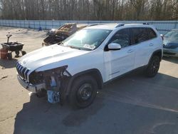 Salvage cars for sale at Glassboro, NJ auction: 2015 Jeep Cherokee Latitude
