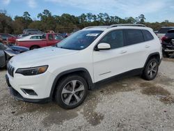 Vehiculos salvage en venta de Copart Houston, TX: 2019 Jeep Cherokee Limited