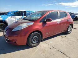 2015 Nissan Leaf S en venta en Grand Prairie, TX
