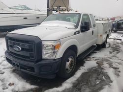 Salvage trucks for sale at Woodhaven, MI auction: 2013 Ford F350 Super Duty