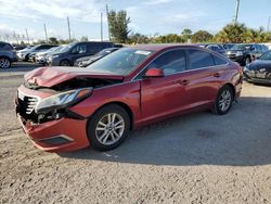 Salvage cars for sale at Miami, FL auction: 2016 Hyundai Sonata SE