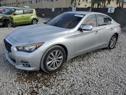 Salvage cars for sale from Copart Opa Locka, FL: 2014 Infiniti Q50 Base