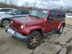Salvage vehicles for parts for sale at auction: 2013 Jeep Wrangler Unlimited Sahara