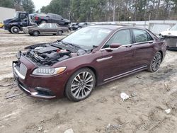 Salvage cars for sale at Seaford, DE auction: 2017 Lincoln Continental Reserve