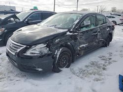 Nissan Sentra S salvage cars for sale: 2015 Nissan Sentra S