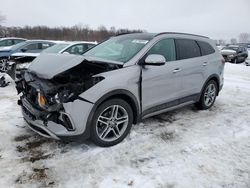 Vehiculos salvage en venta de Copart Des Moines, IA: 2017 Hyundai Santa FE SE Ultimate