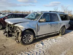 Salvage cars for sale at Bridgeton, MO auction: 2017 Ford Expedition EL XLT