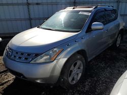 Salvage cars for sale at Harleyville, SC auction: 2005 Nissan Murano SL